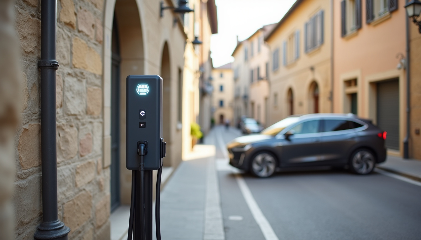 Bornes de recharge publiques installées en centre-ville d'Évron
