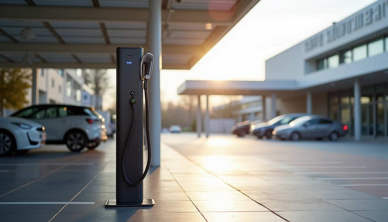 Bornes de recharge publiques situées dans le centre commercial Carré Sénart à Lieusaint
