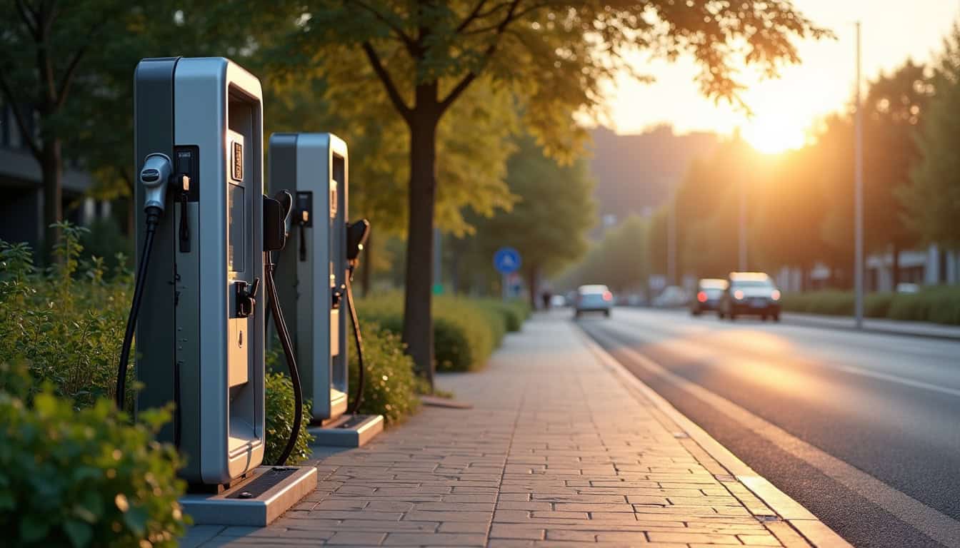 Bornes de recharge publiques situées rue de Haldenbourg à Niederhausbergen