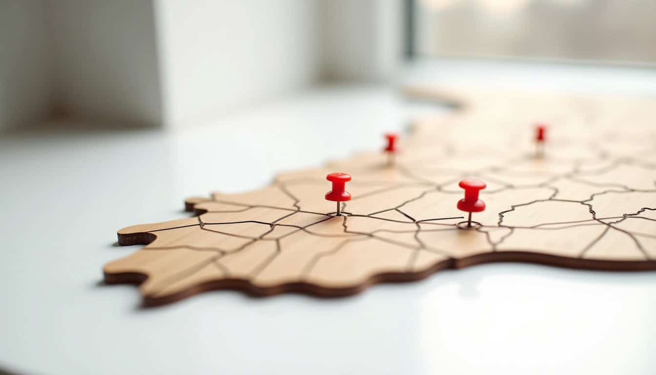 Carte des bornes de recharge publiques à Erquy avec marquage des emplacements