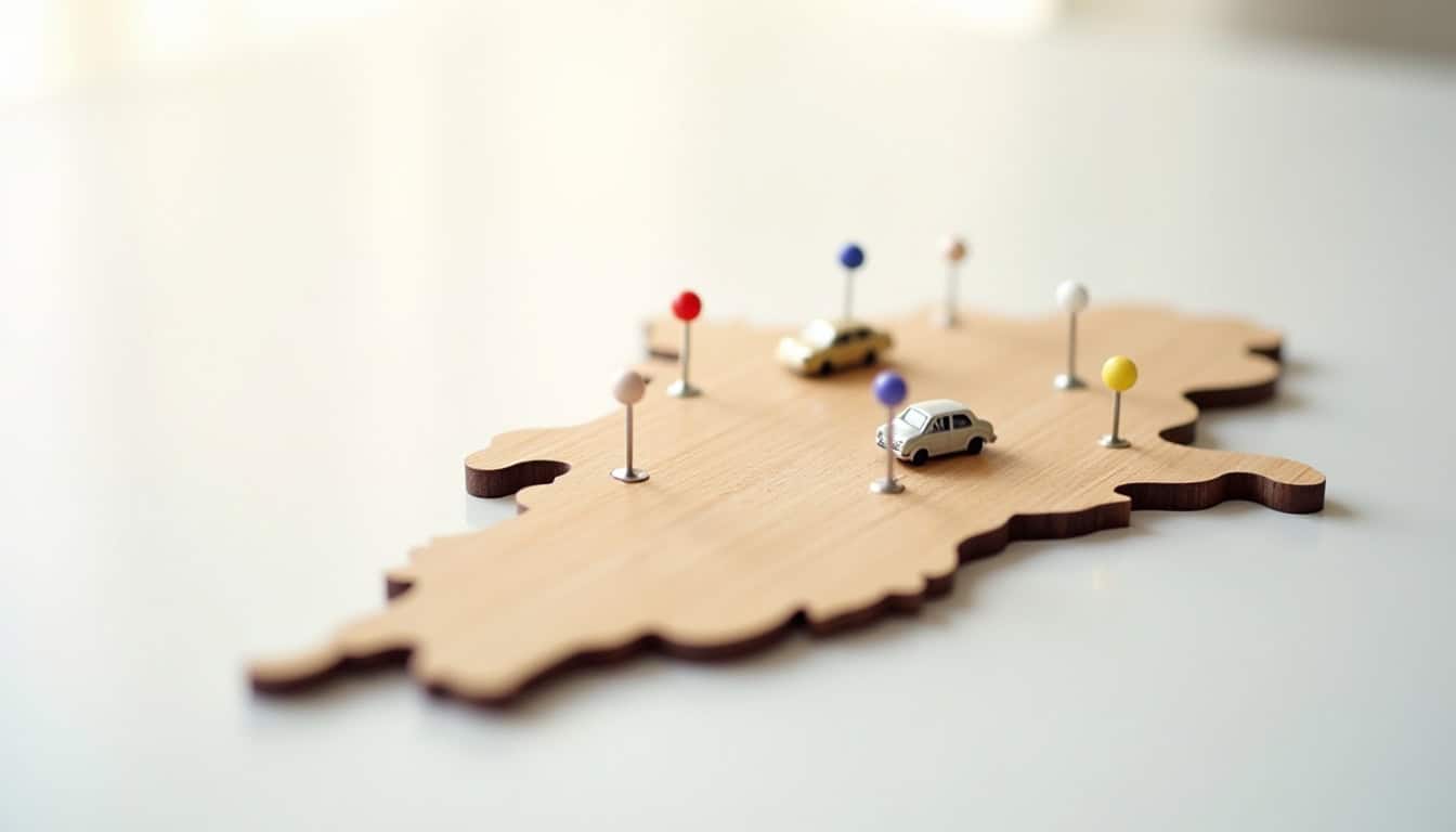 Carte des stations de recharge électrique à Grenade avec localisation des bornes publiques