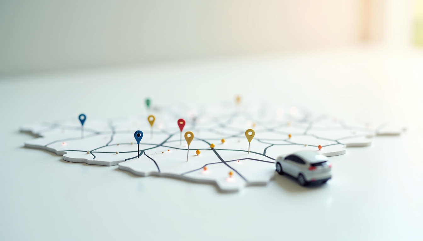 Carte des stations de recharge publiques à Saint-Lys, avec indicateurs de puissance et disponibilité