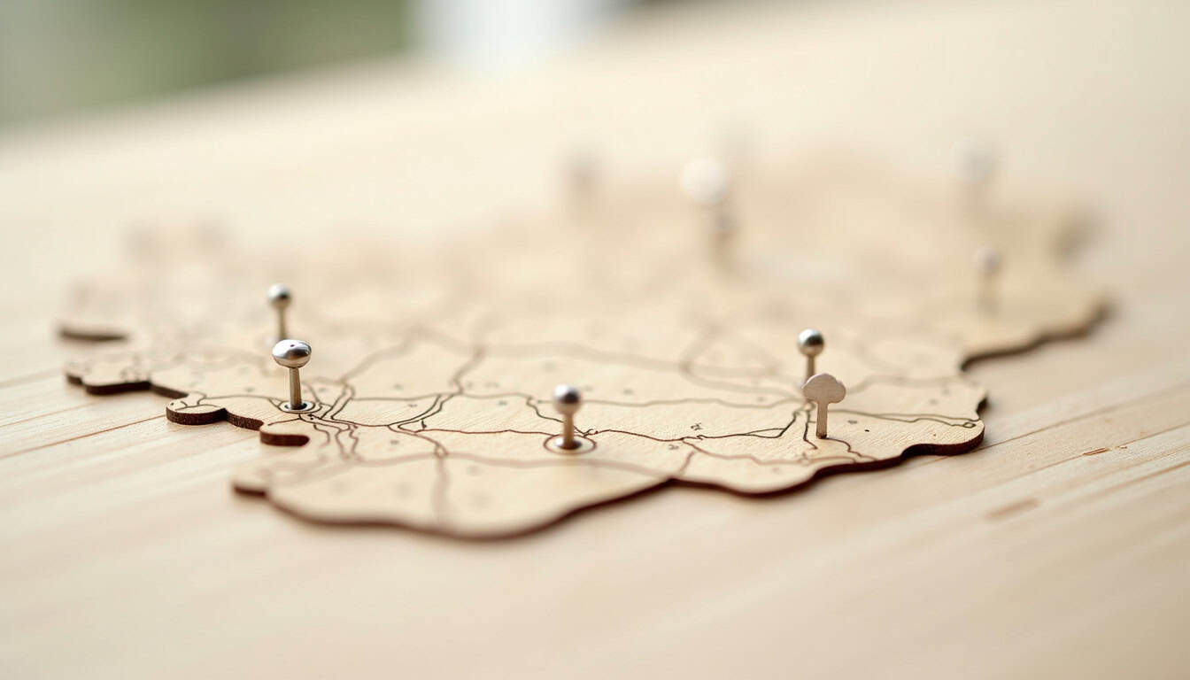 Carte du réseau de bornes de recharge publiques situées à Prades