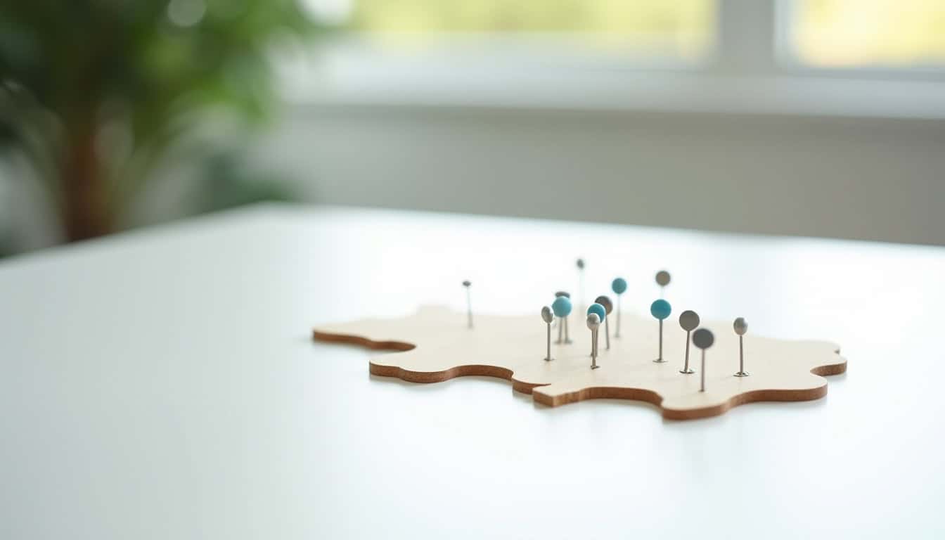 Carte illustrant les emplacements des bornes de recharge publiques à Bois-Guillaume