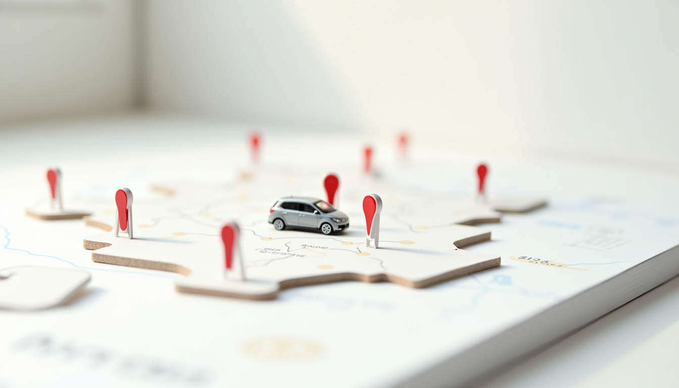 Carte illustrée des bornes de recharge publiques à Barr, avec repères sur les parkings Lidl, Freshmile et hôtels