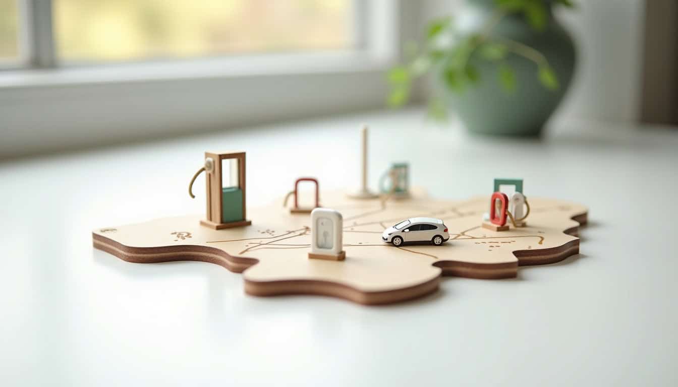 Carte interactive des bornes de recharge électrique à Xonrupt-Longemer, montrant les différents emplacements et types de connecteurs disponibles