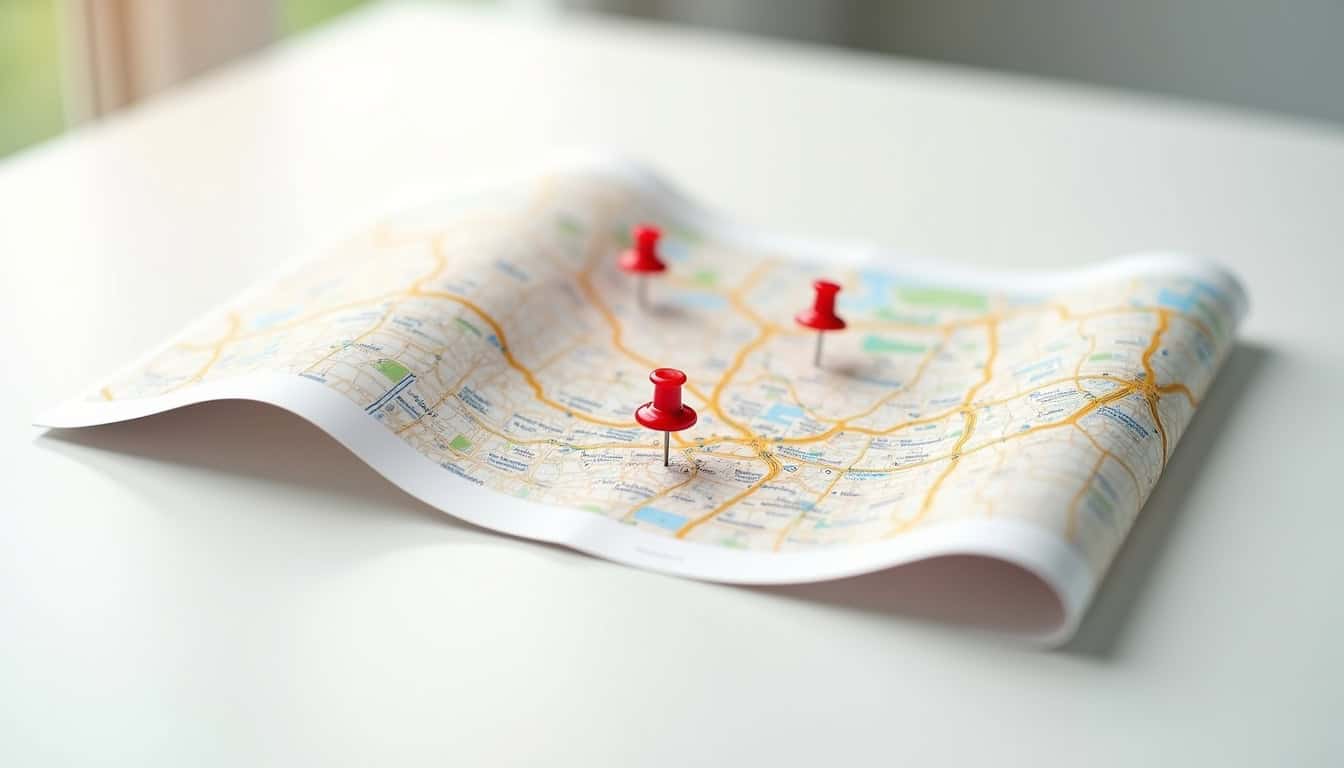 Carte urbaine de Castillon-du-Gard avec localisation des bornes de recharge publiques
