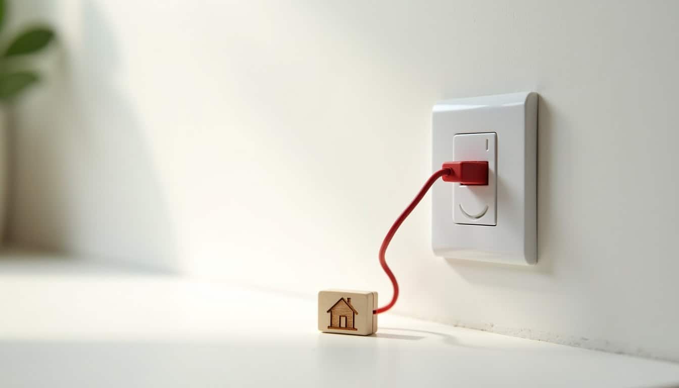 Circuit électrique dédié pour une borne de recharge près du tableau électrique à Tsingoni