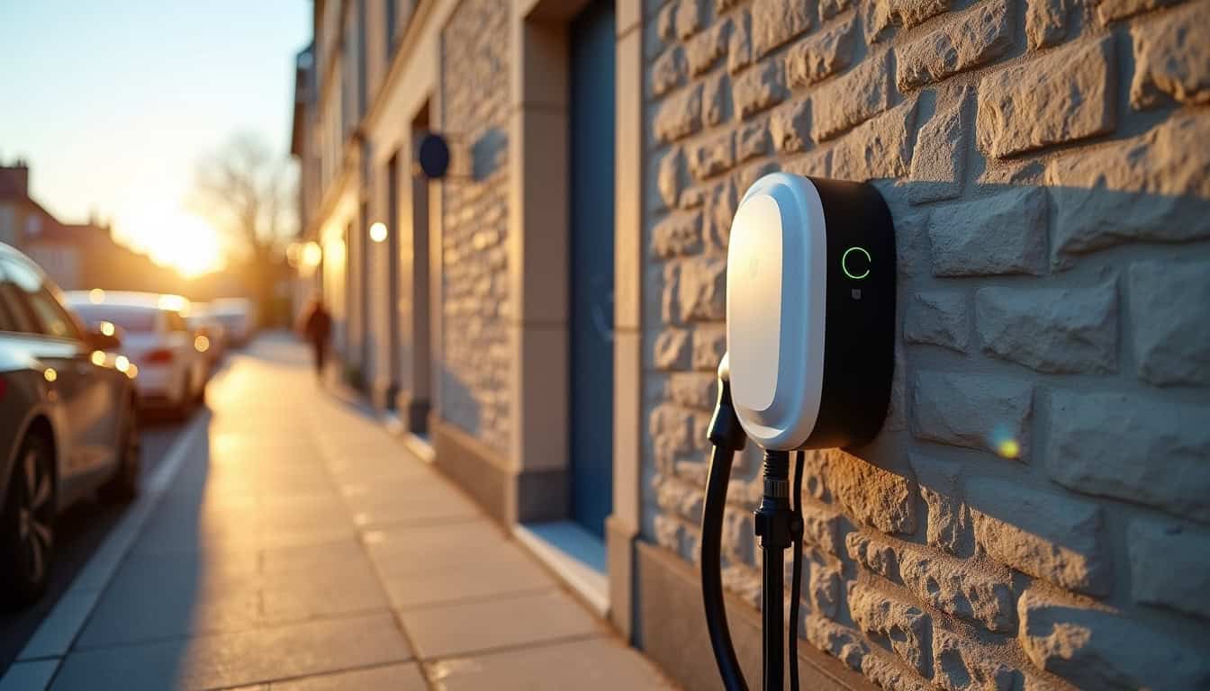 Comparaison avant et après installation d'une borne de recharge à Faumont