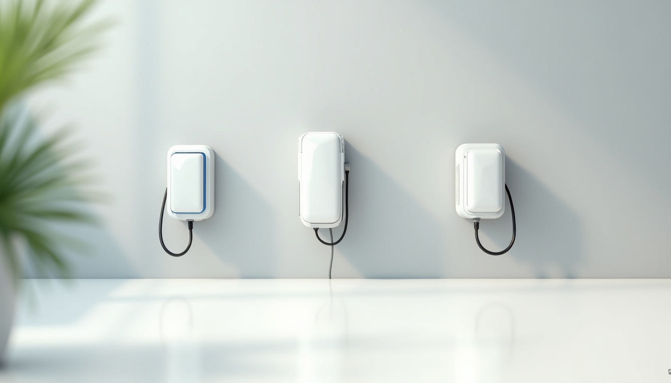Comparaison de différents modèles de bornes de recharge murales