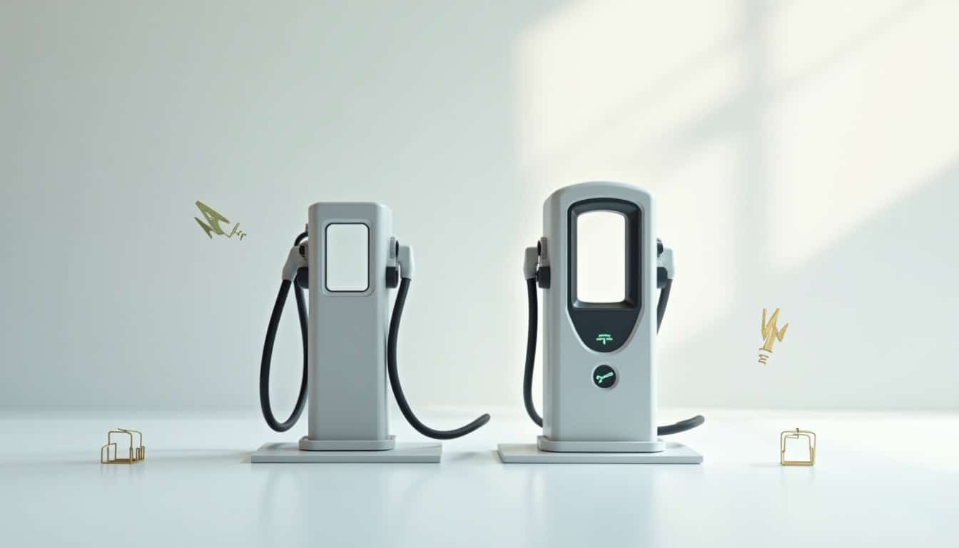 Comparaison entre différentes puissances de bornes de recharge à Puichéric