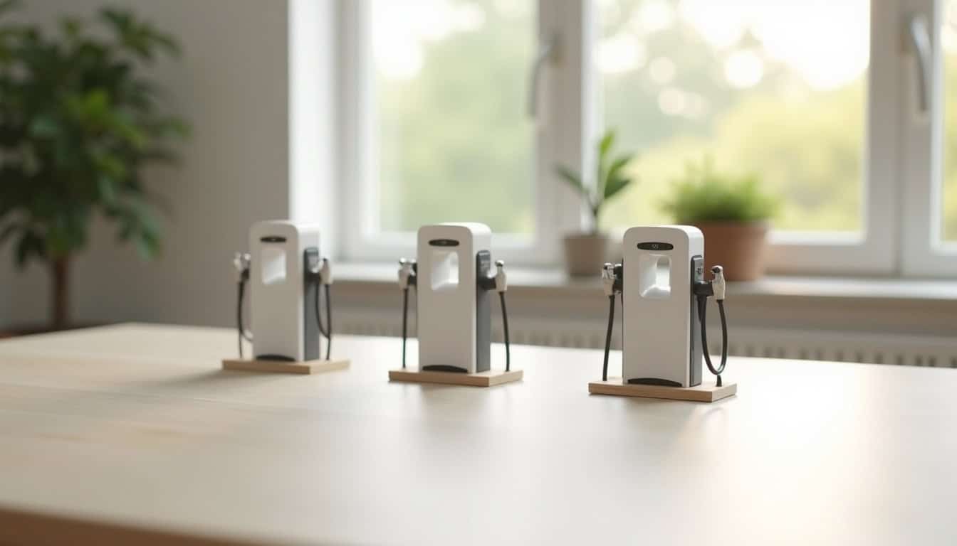 Comparaison entre différents modèles de bornes de recharge électrique à Vayrac