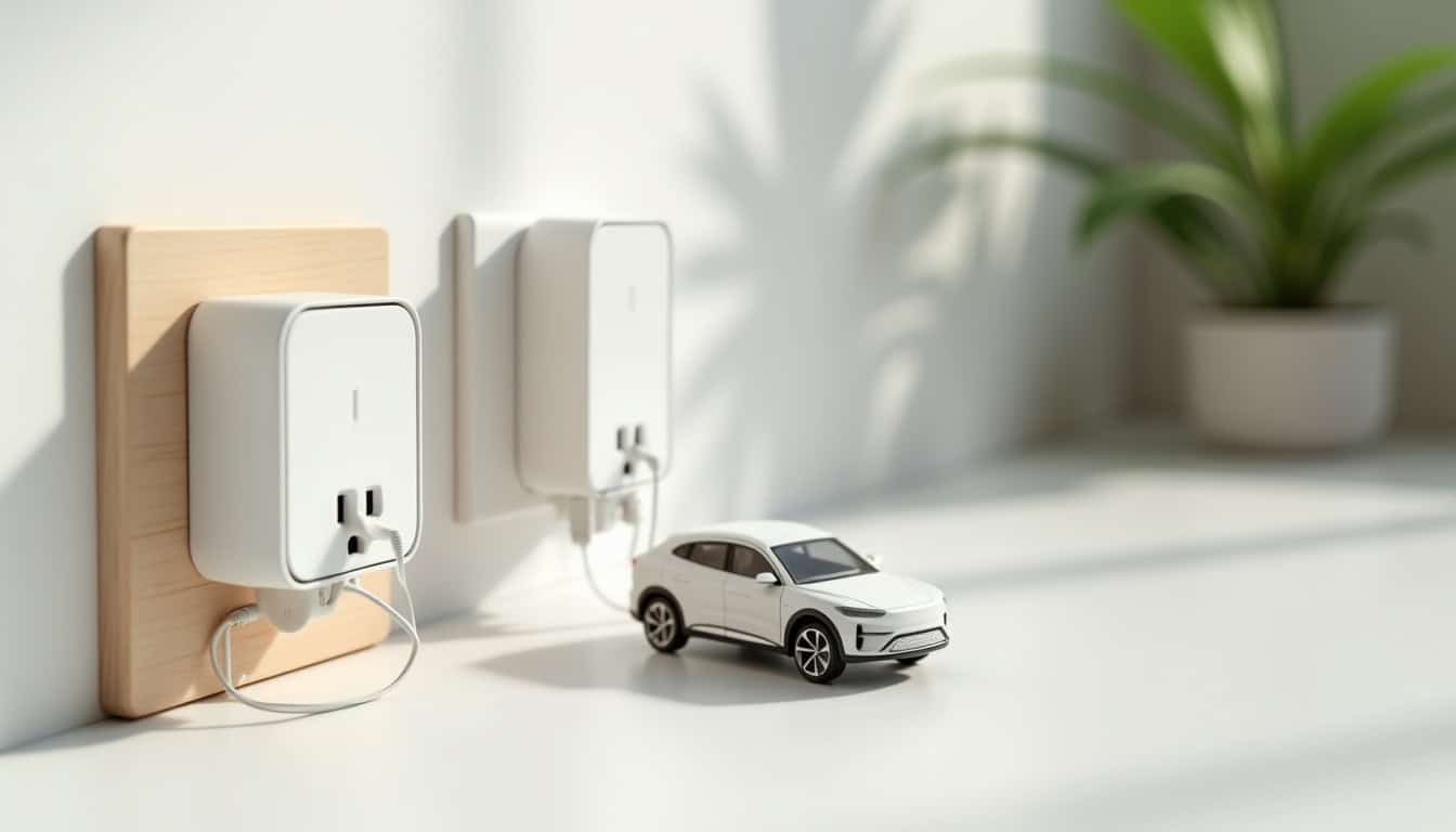 Comparaison entre une borne murale et une prise renforcée pour véhicule électrique