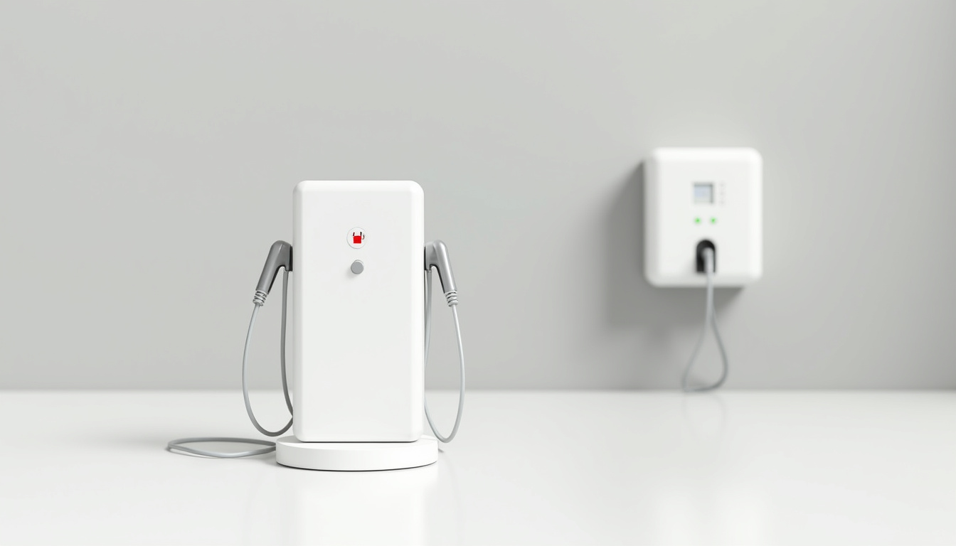 Comparaison entre une prise renforcée et une borne murale pour véhicule électrique