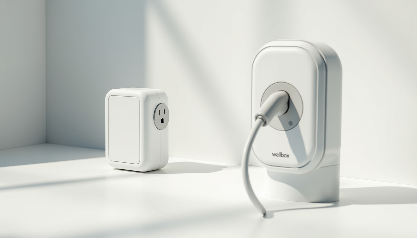 Comparaison entre une prise renforcée et une borne murale pour véhicule électrique