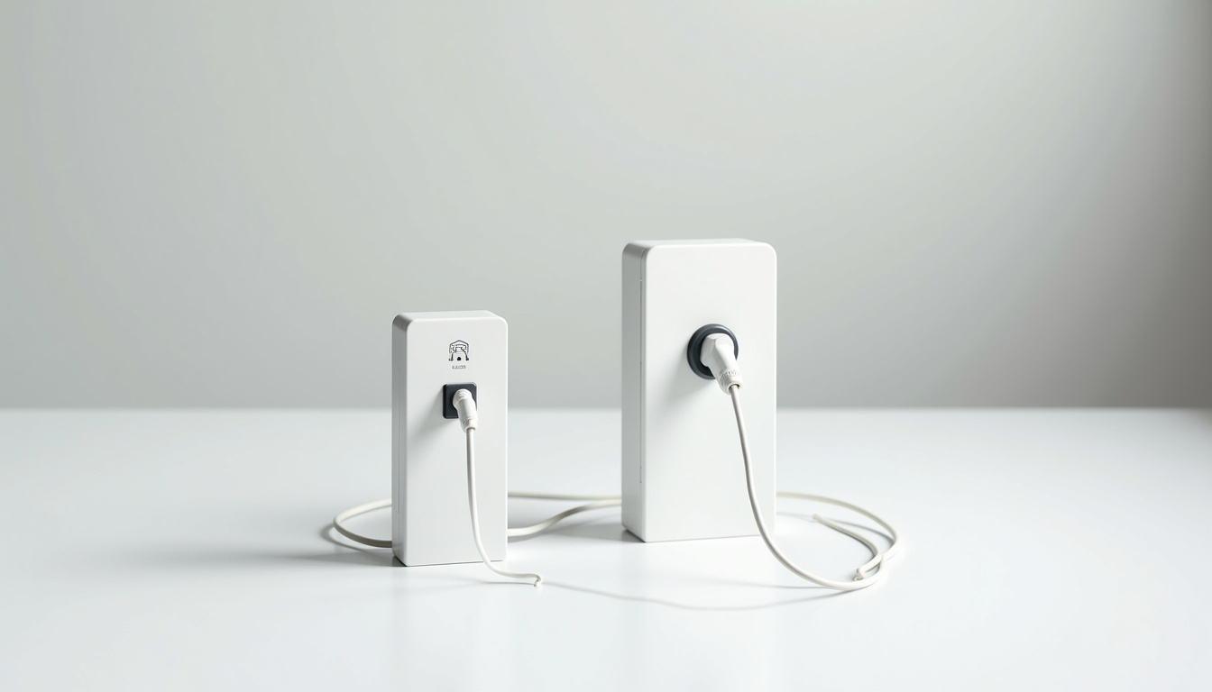 Comparaison entre une prise renforcée et une wallbox pour véhicule électrique