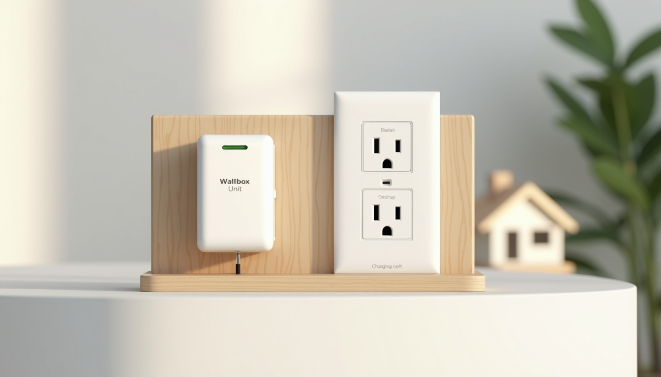 Comparaison entre une wallbox murale et une prise renforcée Green'up pour installation à Sainte-Soulle