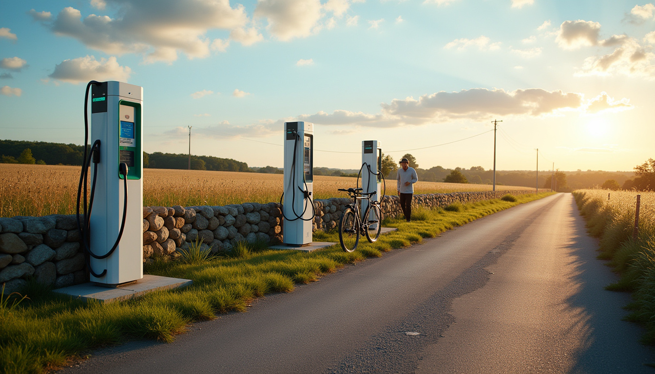 Comparaison visuelle des différentes bornes électriques installées dans les communes rurales du Loiret