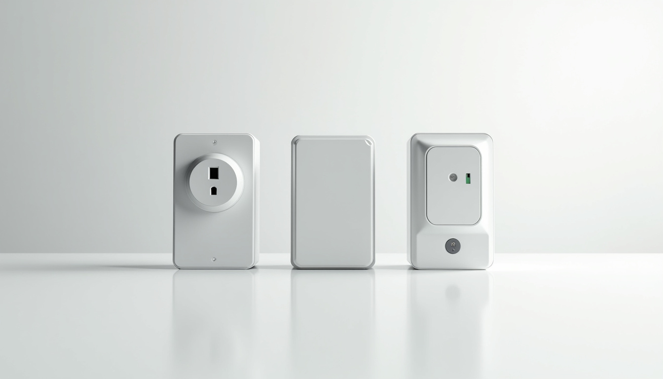 Comparaison visuelle des différents types de bornes de recharge électrique: prise renforcée, wallbox 7,4 kW, borne triphasée 22 kW