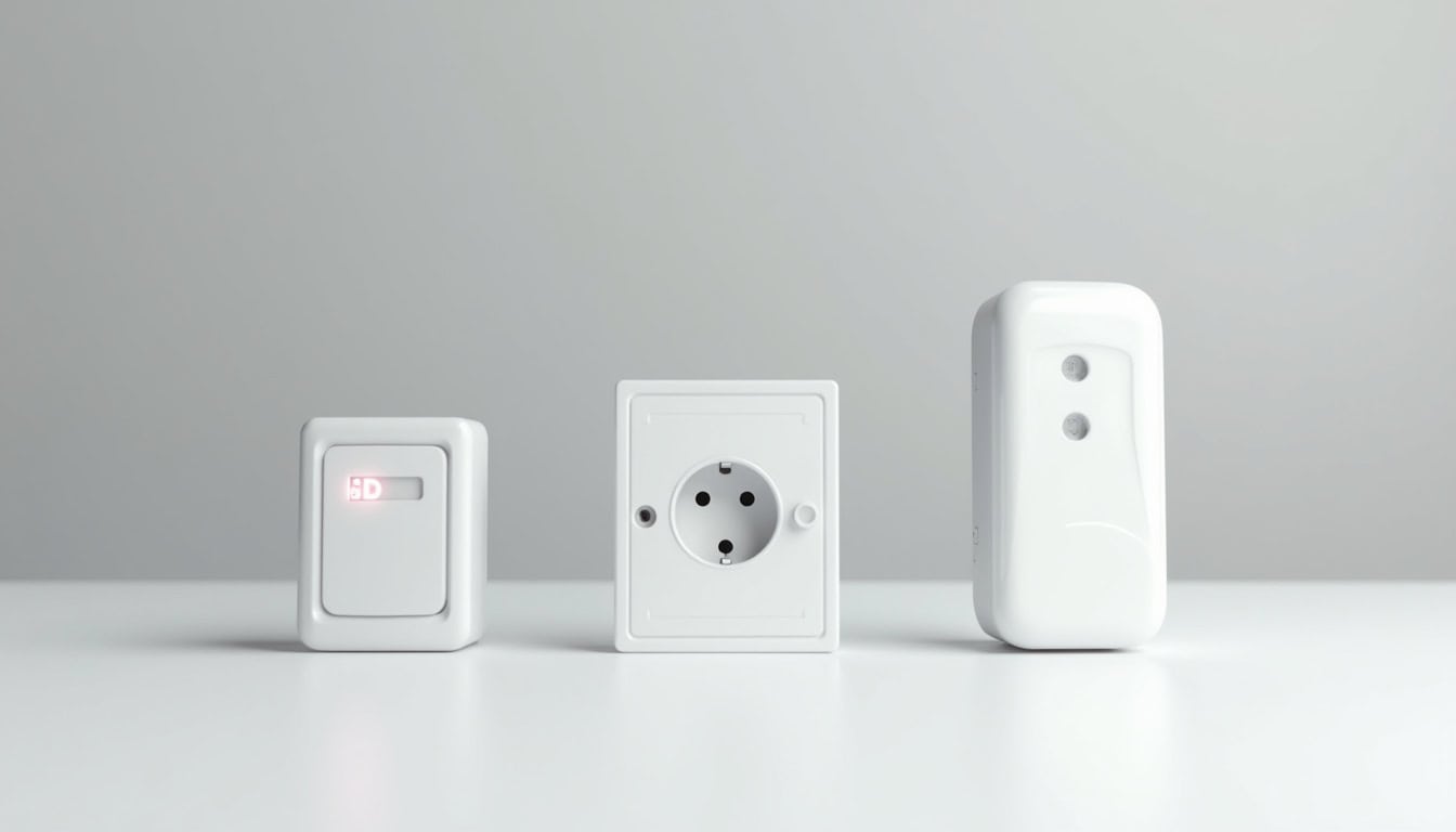 Comparaison visuelle des différents types de bornes de recharge électrique: wallbox, prise renforcée, borne triphasée