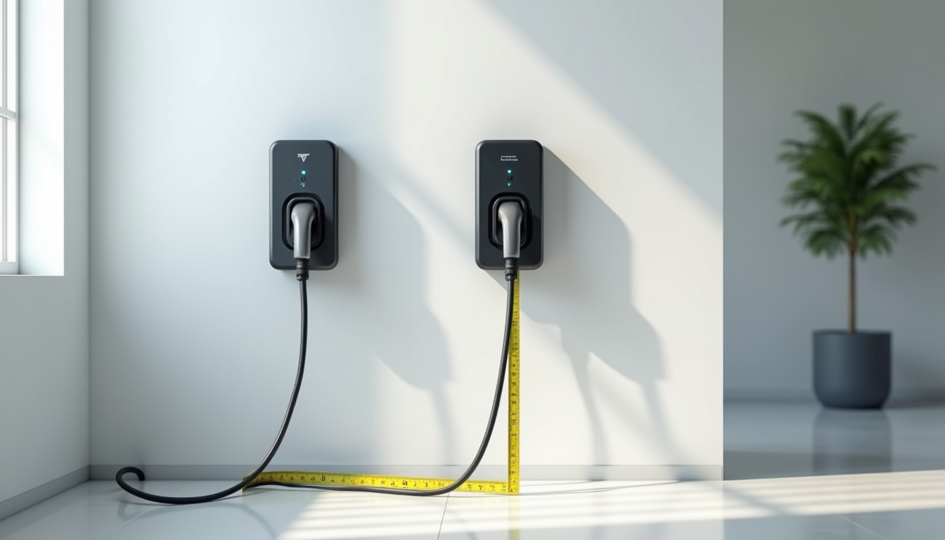 Comparaison visuelle des différents types de bornes de recharge murales pour voiture électrique