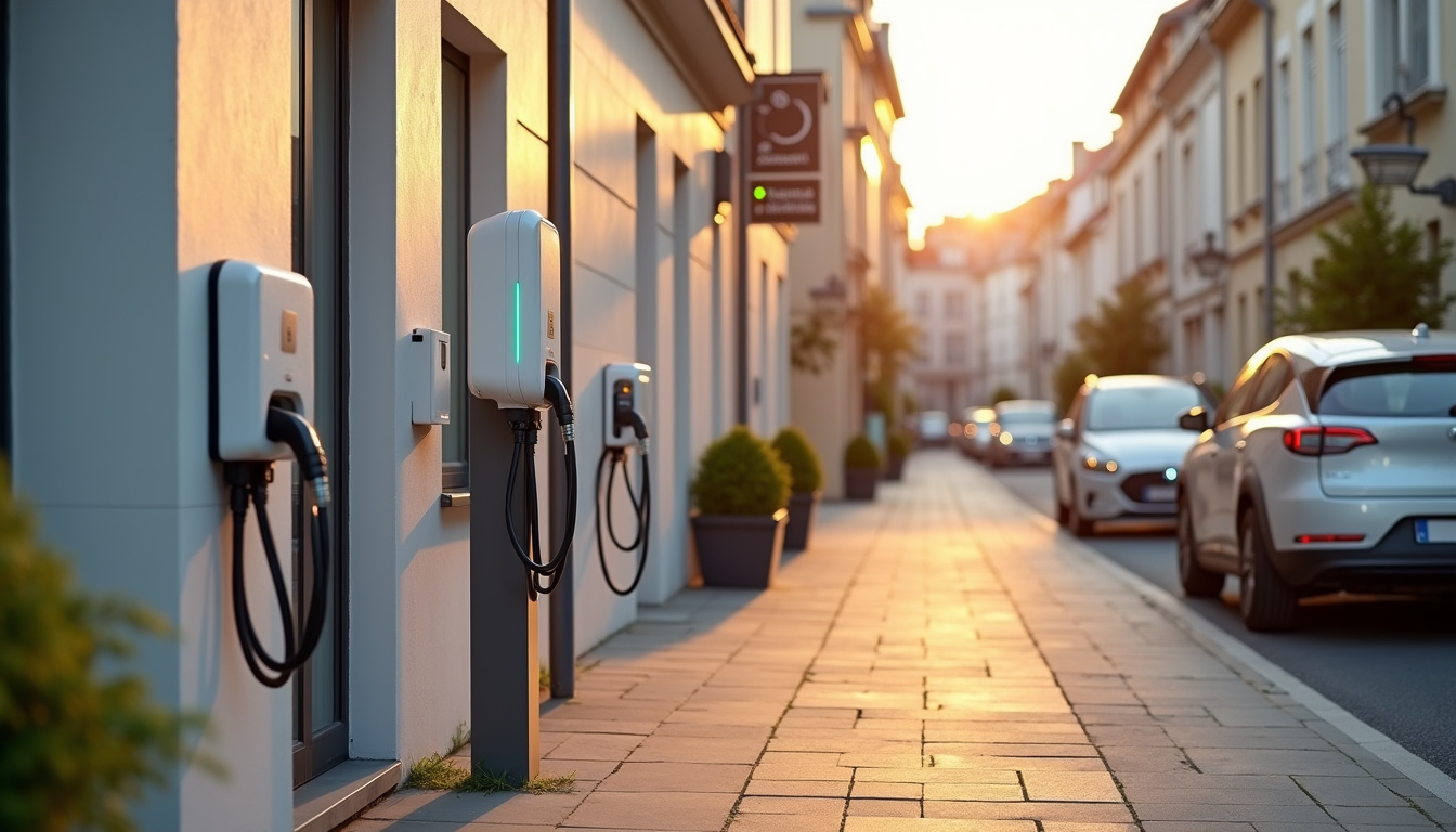 Comparaison visuelle des différents types de bornes de recharge pour véhicules électriques à Sainte-Foy-lès-Lyon