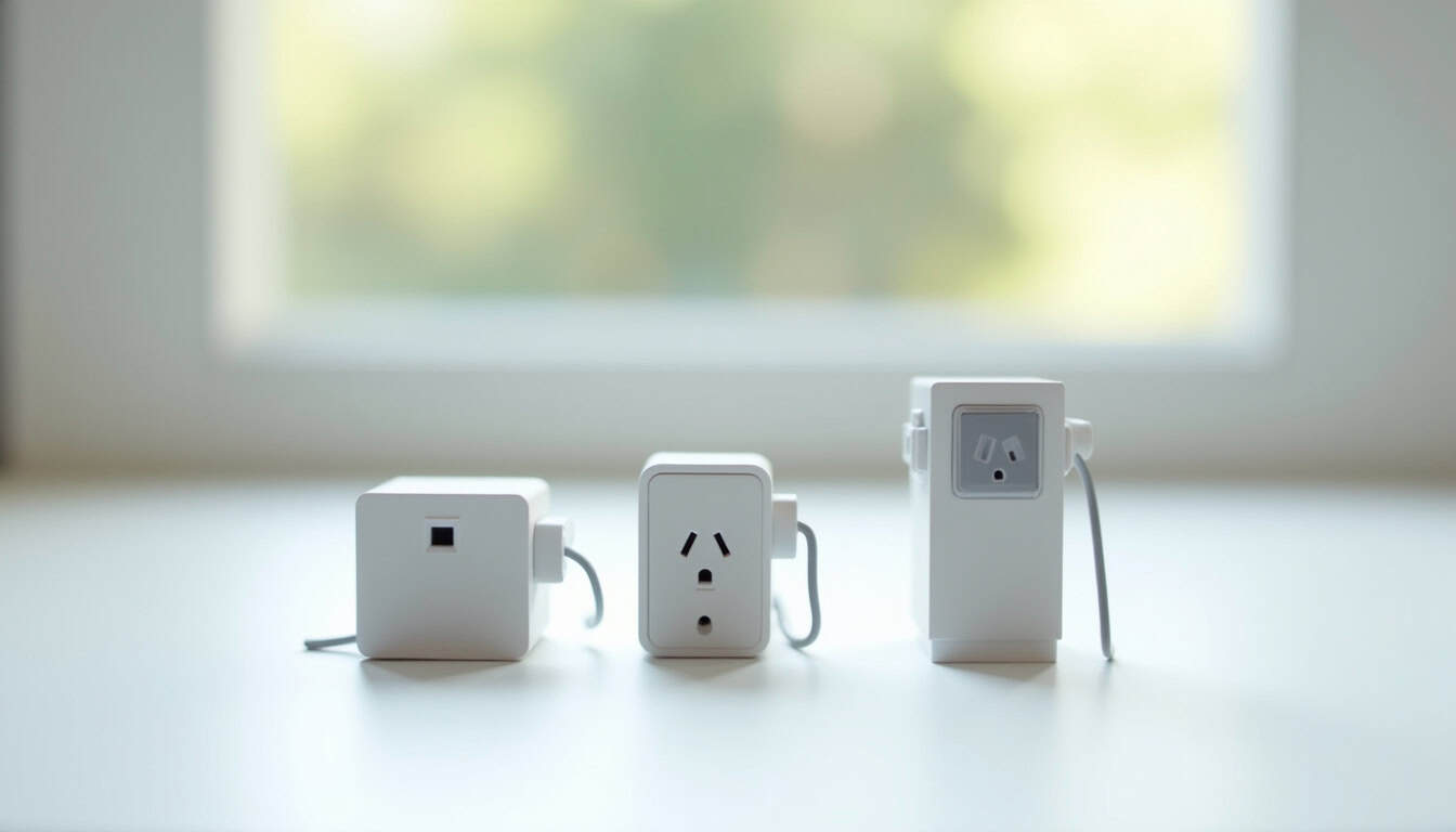 Comparaison visuelle des différents types de bornes de recharge: wallbox, prise renforcée, borne publique