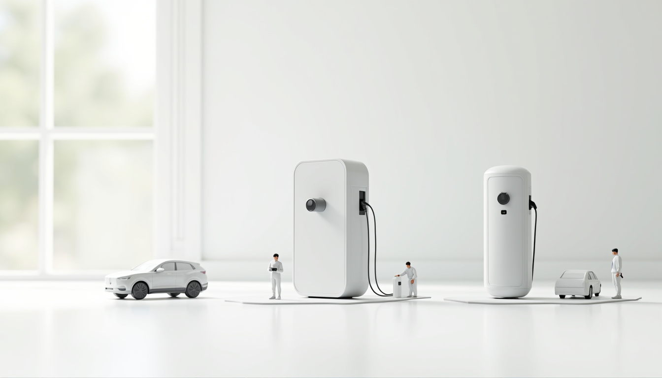 Comparaison visuelle des différents types de bornes électriques disponibles pour l'installation à Val-de-Scie