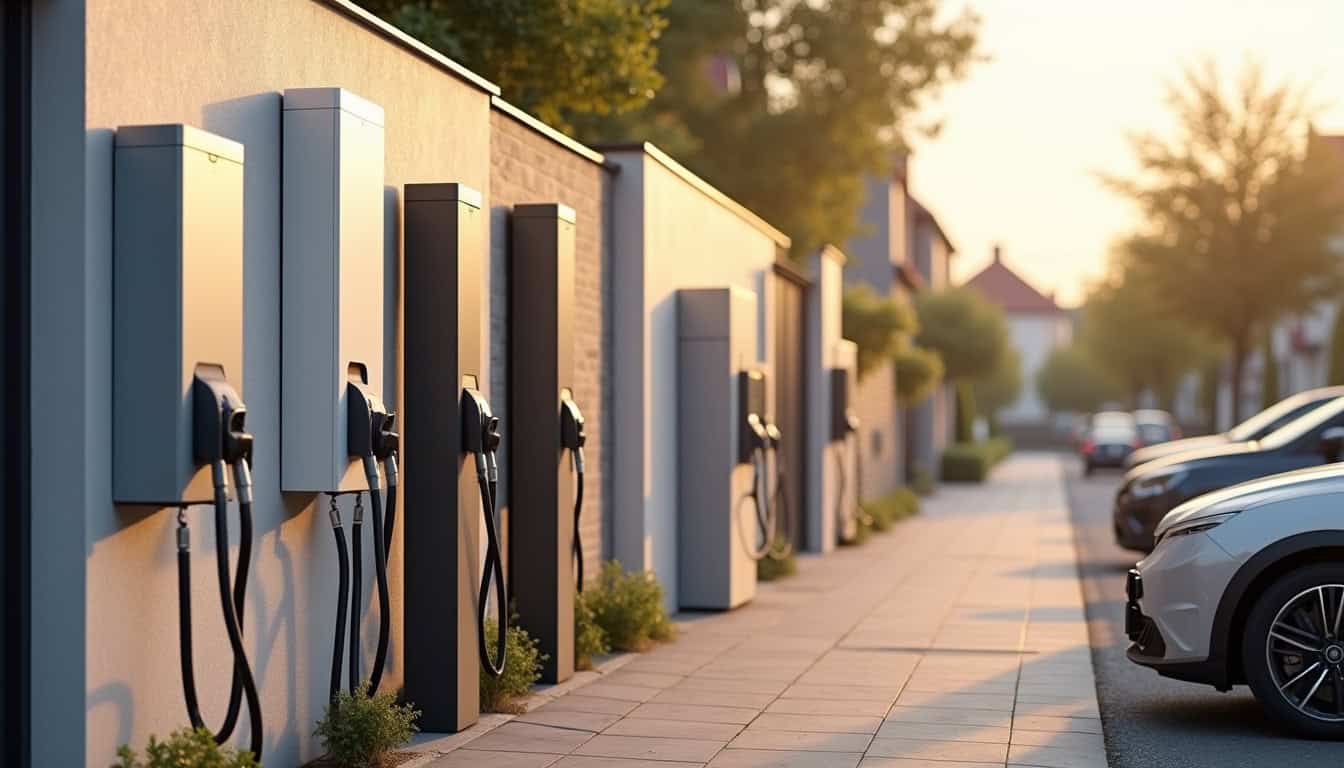 Comparaison visuelle des différents types de bornes électriques installées en milieu résidentiel