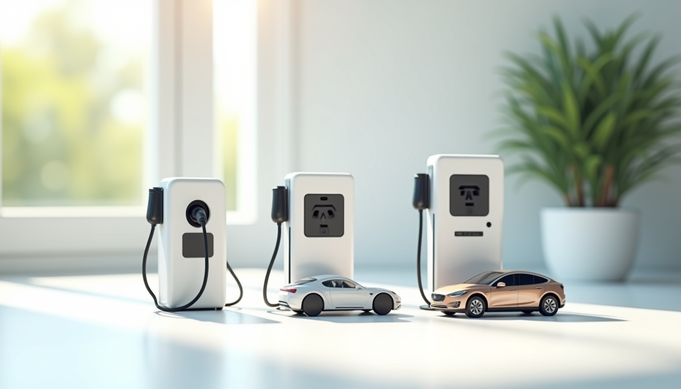 Comparatif des différents types de bornes de recharge pour voiture électrique: wallbox, prise renforcée, borne triphasée