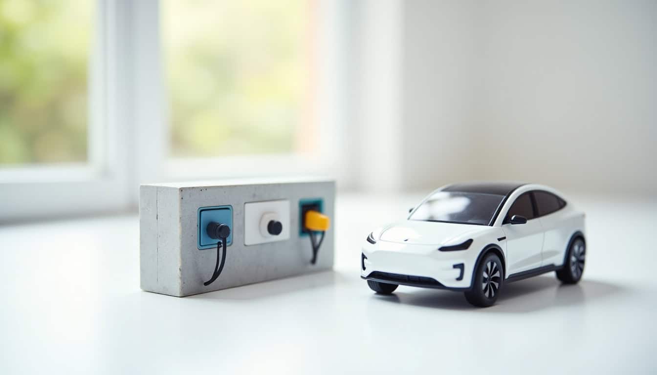 Comparatif des différents types de bornes de recharge pour voiture électrique: wallbox, prise renforcée, prise classique