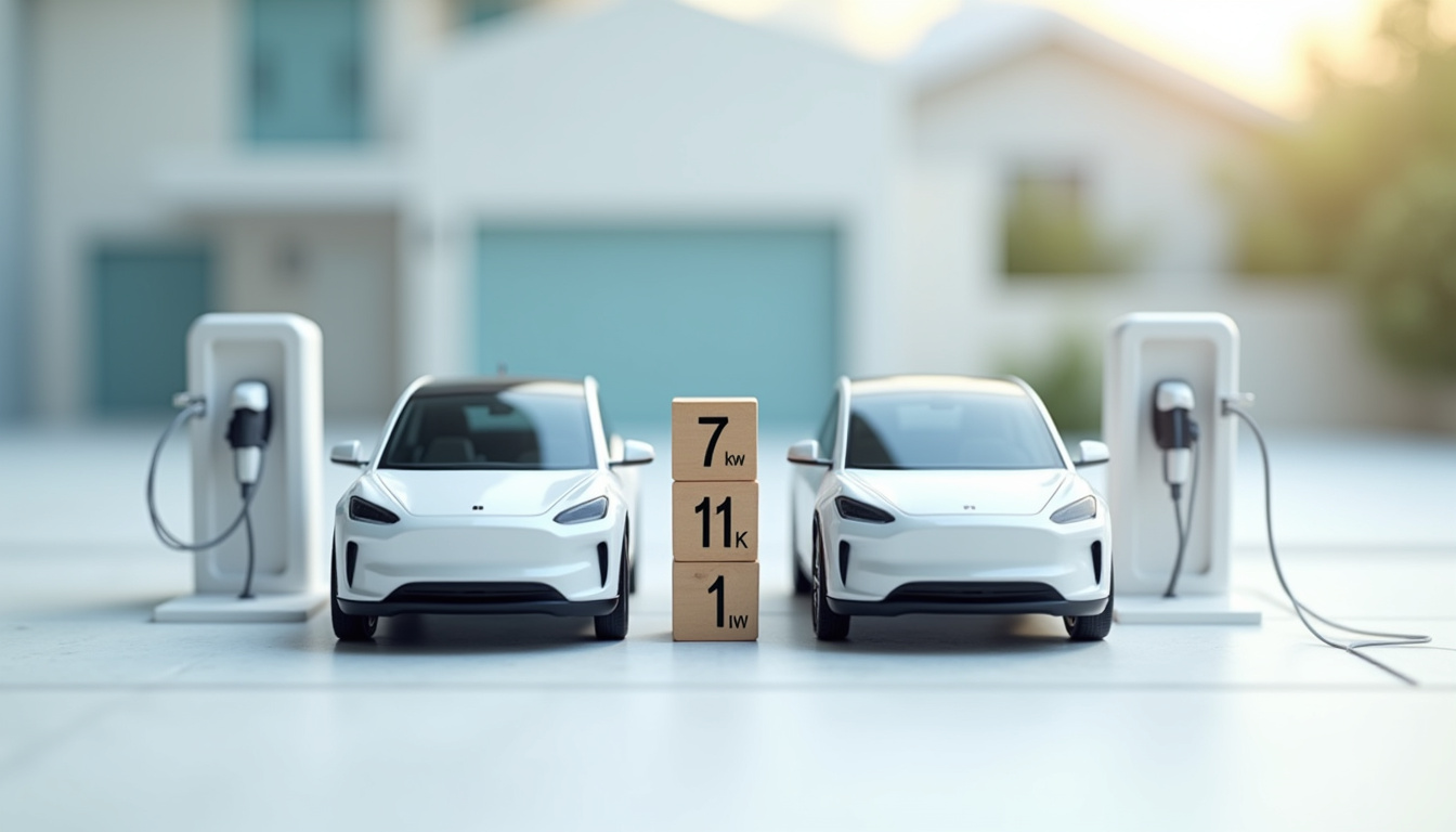 Comparatif entre une borne 7 kW et une borne 11 kW pour la recharge d'un véhicule électrique à Mézières-en-Drouais