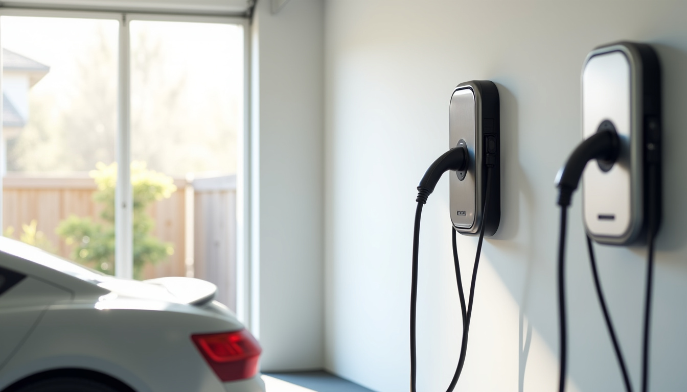 Comparatif visuel de différentes bornes de recharge pour véhicules électriques