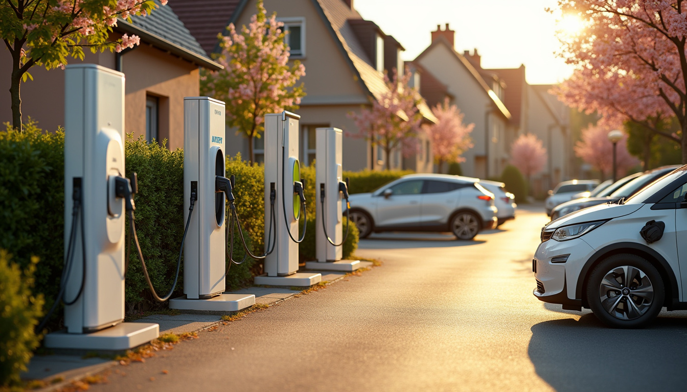 Comparatif visuel des différentes marques de bornes de recharge pour véhicules électriques