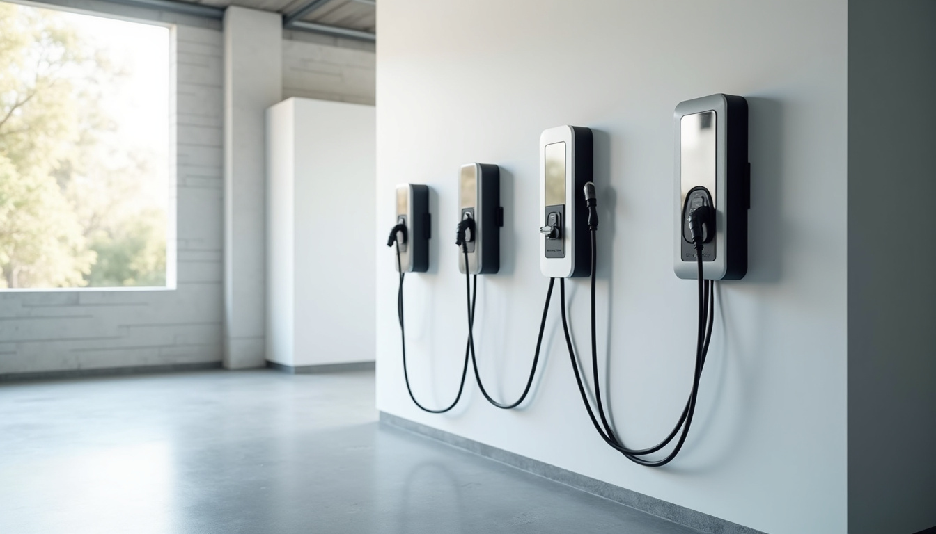 Comparatif visuel des différents modèles de bornes de recharge électrique
