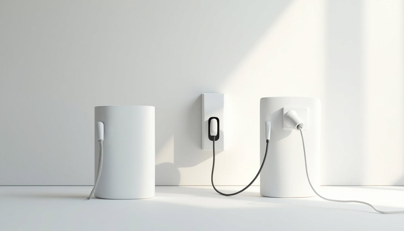 Comparatif visuel des différents types de bornes de recharge électrique pour un usage domestique à Aiguefonde