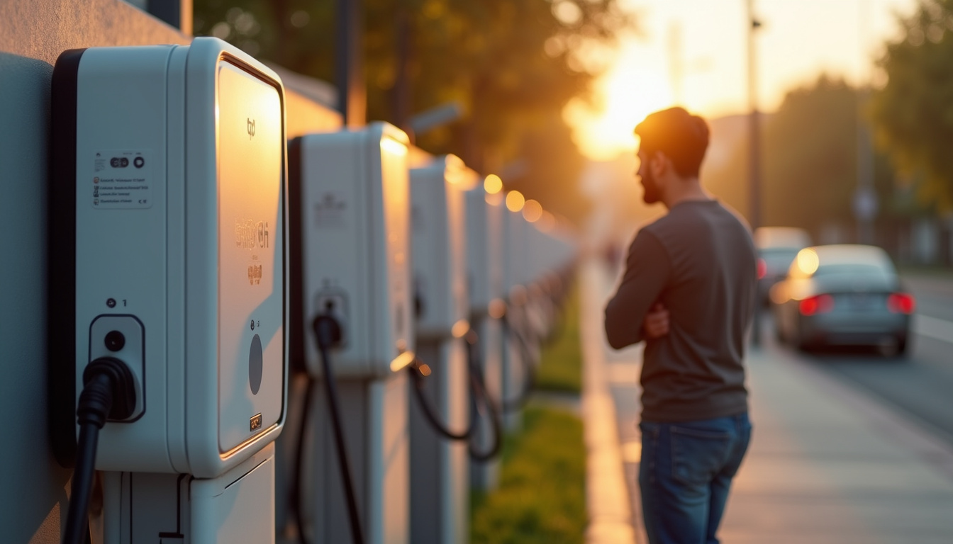 Comparatif visuel des différents types de bornes de recharge pour véhicules électriques
