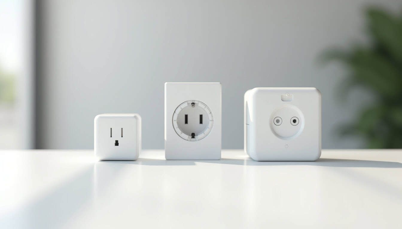 Comparatif visuel des types de bornes de recharge: wallbox, prise renforcée, borne connectée
