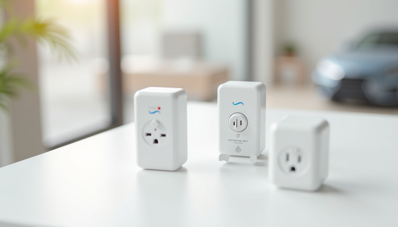 Comparatif visuel entre prise renforcée, wallbox monophasée et triphasée