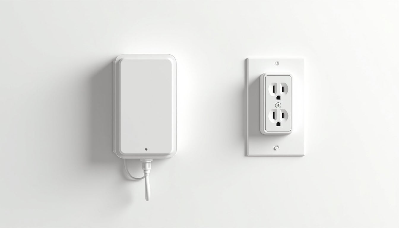 Comparatif visuel entre une wallbox murale et une prise renforcée pour véhicule électrique
