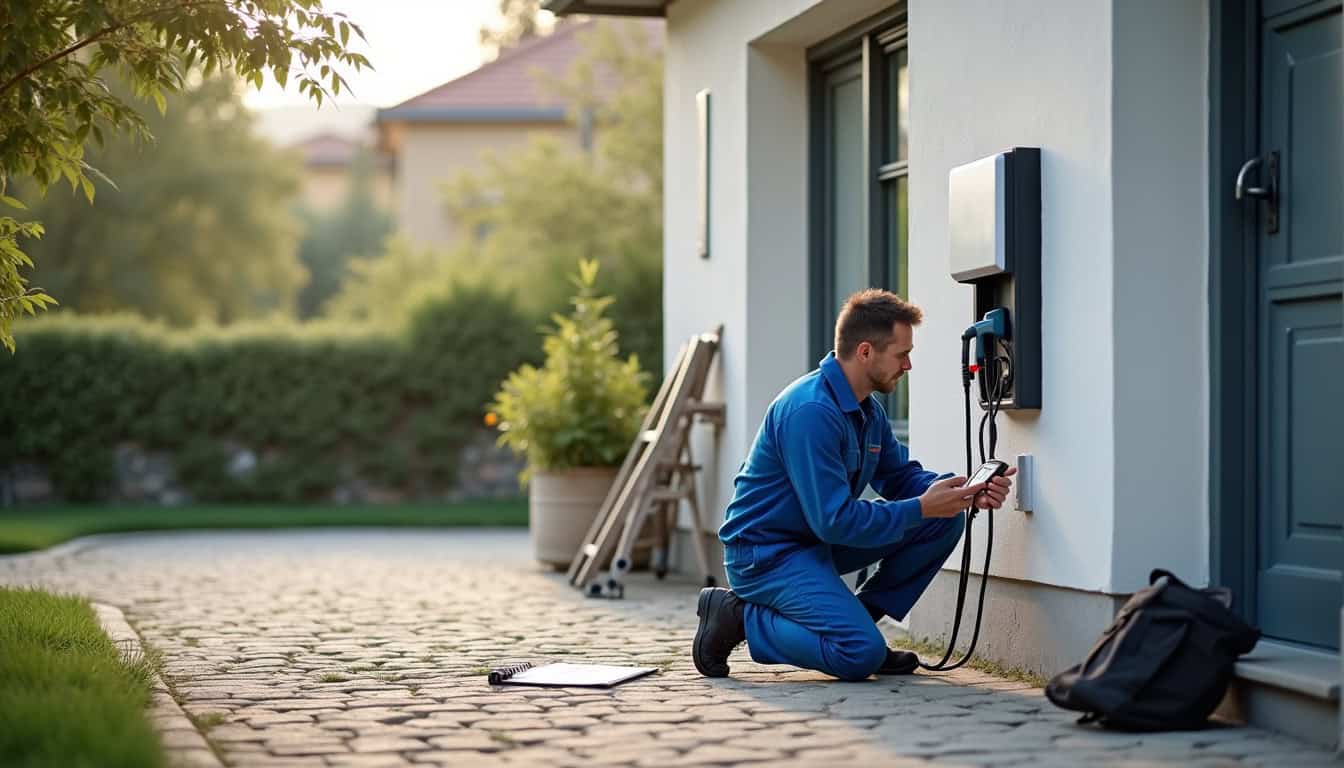 Diagnostic technique d'installation d'une borne de recharge électrique chez un particulier à Liverdy-en-Brie