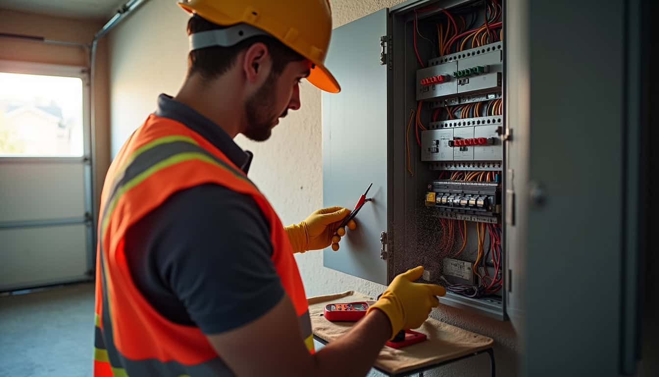 Diagnostic technique d'une installation électrique par un installateur IRVE à Busigny
