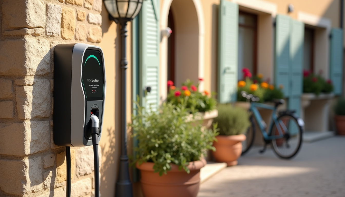 Différents modèles de bornes de recharge électrique installées à Cogolin