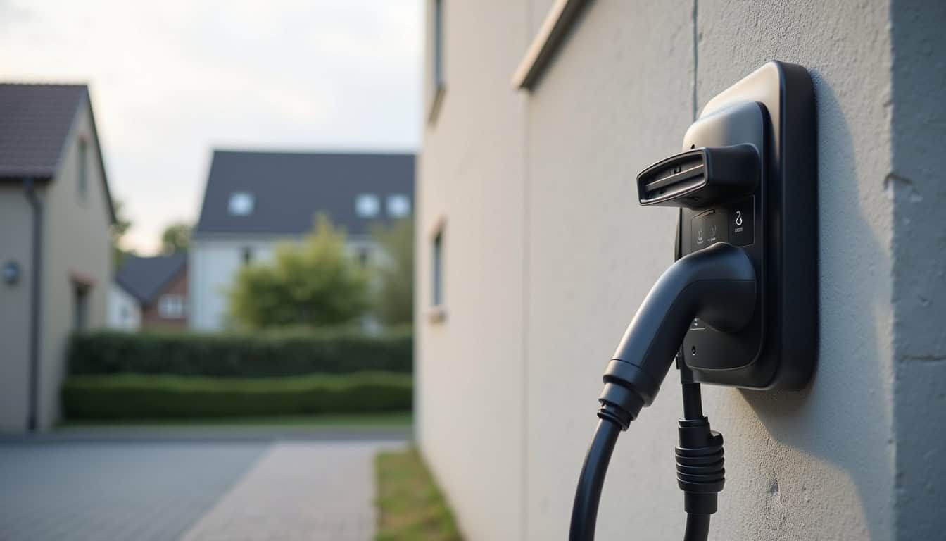 Différents modèles de bornes de recharge électrique installées à Le Haillan