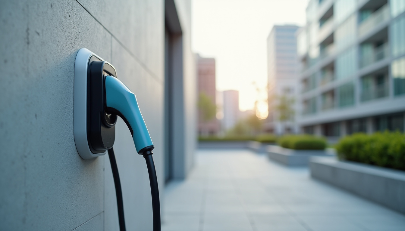 Différents modèles de bornes de recharge électrique installées à Villevieille