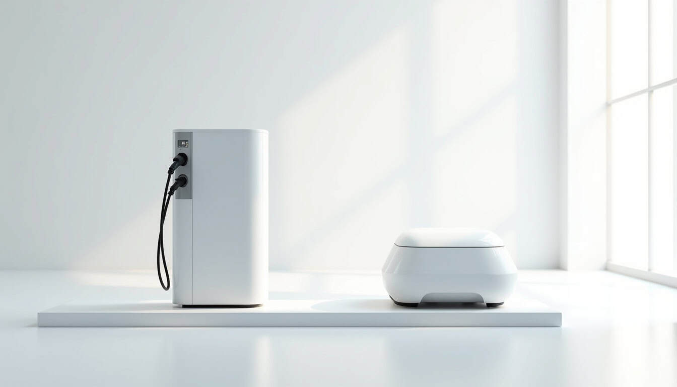 Différents modèles de bornes de recharge électrique pour usage domestique