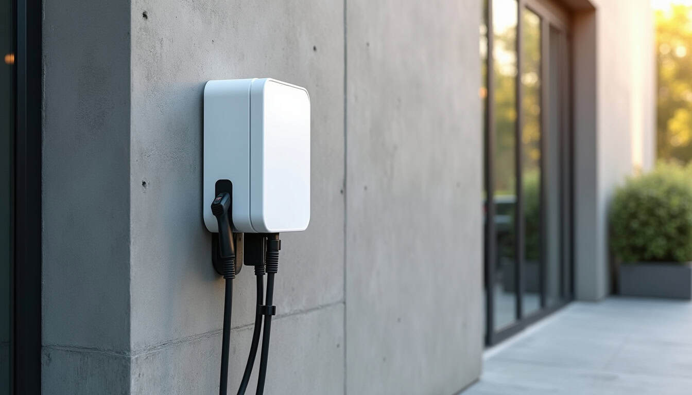 Différents modèles de bornes de recharge murales et prises renforcées pour véhicules électriques à Huttenheim