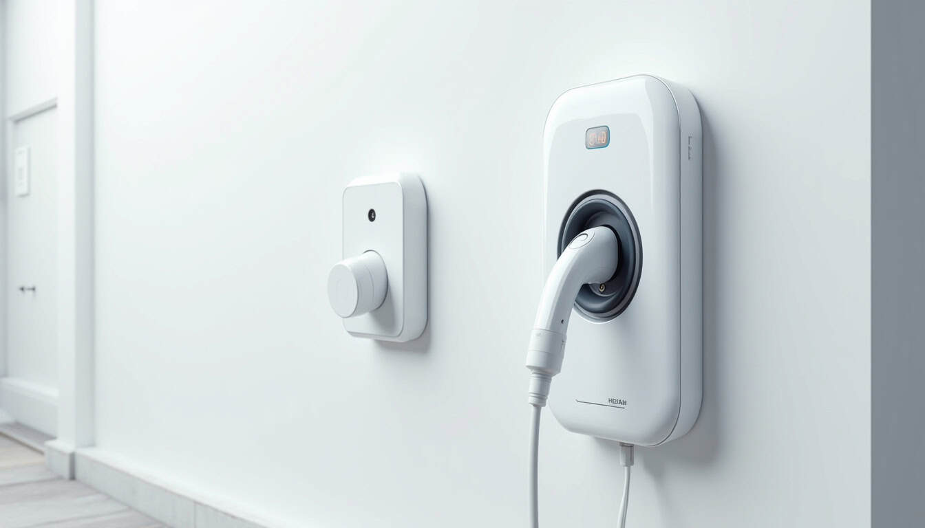 Différents modèles de bornes de recharge murales et prises renforcées