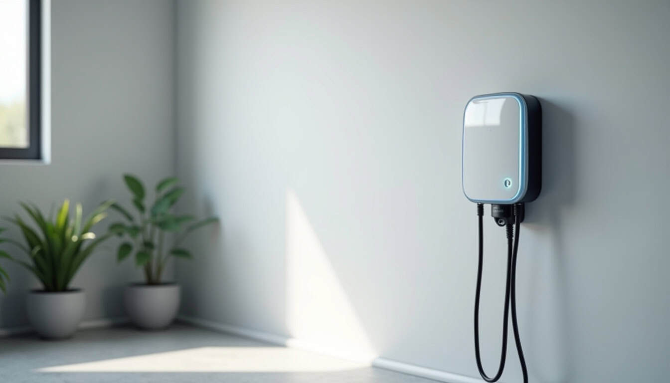 Différents modèles de bornes de recharge murales pour véhicules électriques