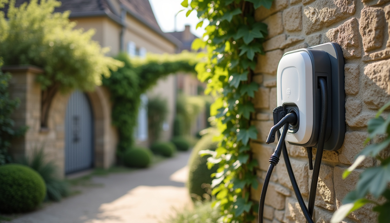 Différents modèles de bornes de recharge pour véhicules électriques adaptés aux maisons d'Acigné